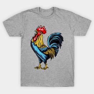 Rooster Body illustration T-Shirt